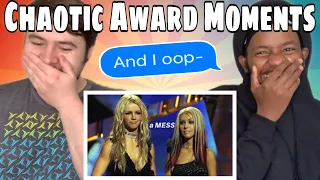 the most chaotic award show moments to see the light REACTION