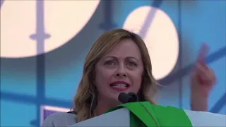 Giorgia Meloni: Per l'Italia ci battiamo ogni giorno da sempre e per sempre