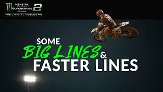Some Big Lines & Faster Lines - Supercross The Game 2
