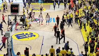 Gerginliğin tırmandığı maç sonu salondan görünümler | Fenerbahçe Beko  62-65 Monaco