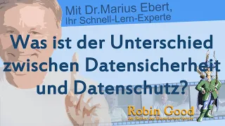 Was ist der Unterschied zwischen Datensicherheit und Datenschutz?