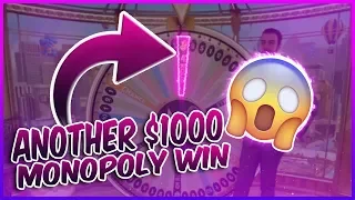 I WON ANOTHER $1,000 | INSANE MONOPOLY LIVE [121x]