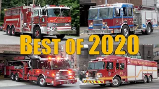 Fire Trucks Responding Compilation - Best of 2020
