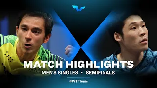 Hugo Calderano vs Jang Woojin | MS | WTT Contender Tunis 2022 (SF)