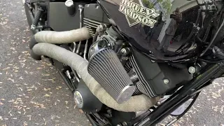 Harley K&N air filter water sock demo