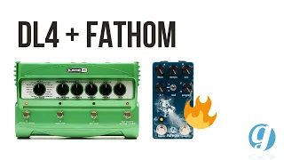 Line 6 DL4 and Walrus Audio Fathom Delay and Reverb Effects Settings Demo