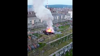 Пожар на ТЭЦ-9 Ангарск