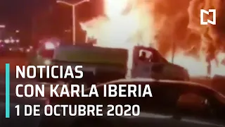 Las Noticias con Karla Iberia - Programa Completo: 1 de Octubre 2020