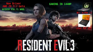 GTX 1650Ti VS RX 5500M 1440p Resident Evil 3