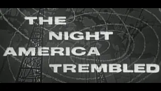 STUDIO ONE: The Night America Trembled, 1957