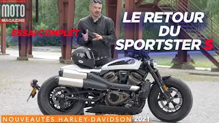 Le retour attendu du Harley Davidson Sportster S - Essai Moto Magazine