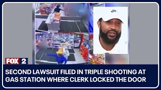 Second lawsuit filed in triple shooting at Detroit gas station where clerk locked the door