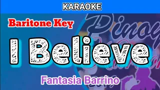 I Believe by Fantasia Barrino (Karaoke : Baritone Key)