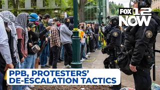 LIVE: Talking de-escalation tactics used by police, protesters at PSU