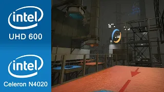 Portal 2 Gameplay Intel UHD 600 + Intel Celeron N4020