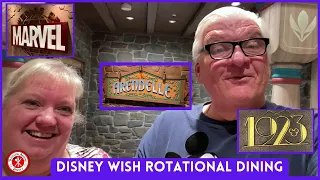 Disney WISH Rotational dining at Arendelle, 1923 and Marvel restaurants | DISNEY Dining Review