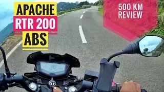 APACHE RTR 200 ABS || 500 KM REVIEW || OWNERSHIP REVIEW || PROBLEMS? || INITIAL IMPRESSIONS