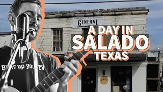 A tour of Salado in Central Texas (live music vlog)