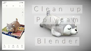 Model object with Polycam and Cleanup in Blender