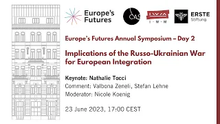 Europe's Futures Annual Symposium 2023 Day 2 Panel 3
