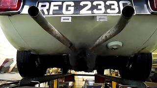 Underside of Jaguar E-type S2  RFG 233G