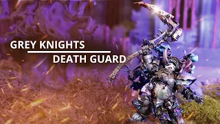 Grey Knights vs Death Guard - A 10th Edition Warhammer 40k Battle Report #warhammer40k