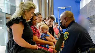 Badge Ceremony for Fallen Senior Police Officer John Wilbanks | Houston Police