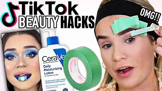 Testing NEW VIRAL Tiktok BEAUTY HACKS! (Mind Blowing!!)