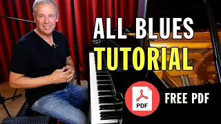 How to Play ALL BLUES, Miles Davis (For SOLO PIANO)