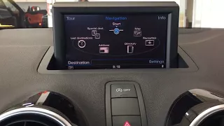 Japan import Audi A1 MMI3G+ convert to NZ radio and GPS!