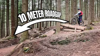 Traue ich mich das 10 Meter Roadgap zu springen? | Taugen die Weisshauswald MTB Trails in Trier?