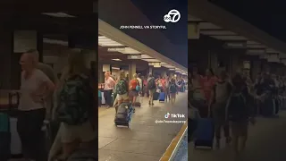 Long lines seen at Maui airport amid wildfire evacuations