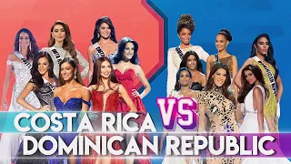 COSTA RICA v/s. DOMINICAN REPUBLIC | MISS UNIVERSE (2000 - 2021)