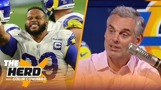 'Bengals had no answer for Aaron Donald' — Colin reacts to Rams' Super Bowl LVI win | NFL | THE HERD