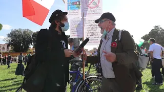 Ho incontrato la piazza dei NEGAZIONISTI del COVID