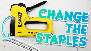 How To Load Staples In A DeWALT Staple Gun