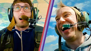 I tried aerobatics with Jay Foreman and neither of us could handle it | Tom Scott plus