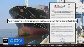 Gov. Moore announces support program for port workers impacted by Key Bridge collapse