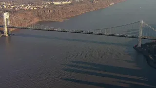 Flyover of George Washington Bridge