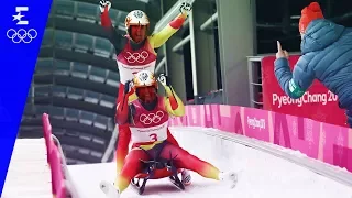 Luge | Doubles Highlights | Pyeongchang 2018 | Eurosport