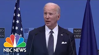 Biden Announces Humanitarian Aid, More Russian Sanctions Following NATO Summit