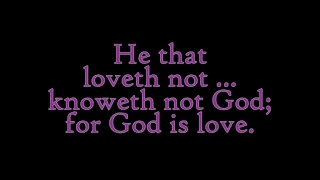 1 John 4:7-8 Beloved Let Us Love One Another - Psalty lyric video