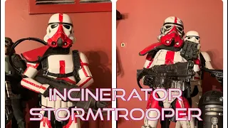 Hot Toys 1/6 Scale Incinerator Stormtrooper Star Wars The Mandalorian Figure Review + Custom Figure