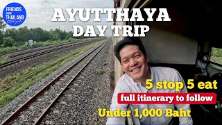 Ayutthaya on a $30 Budget?! Unbelievable Day Trip from Bangkok!