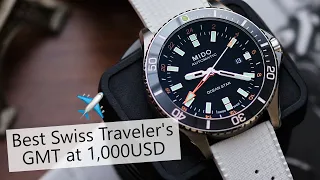 Mido Ocean Star GMT Review - Best Swiss Travelers GMT at 1,000USD