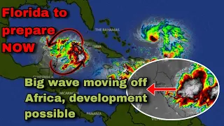 Prepare NOW for hurricane landfall (Brewing IDALIA) watches & warning issued •New wave could develop