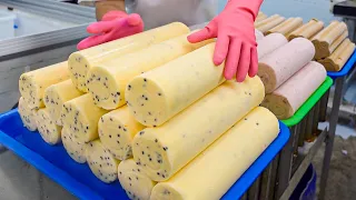 80,000 per month! Taiwanese Maltose Popsicle Production Factory / 麥芽糖日本冰 - Taiwanese Food