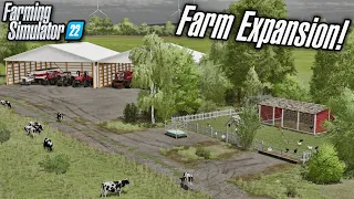 Farmyard Expansion Build! | Stone Valley | Farming Simulator 22