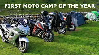 Moto Camping | First Motorcycle Camping Trip of the Year