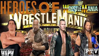 Heroes Of Wrestlemania(Andre The Giant, The Rock, Randy Orton, AJ Styles)